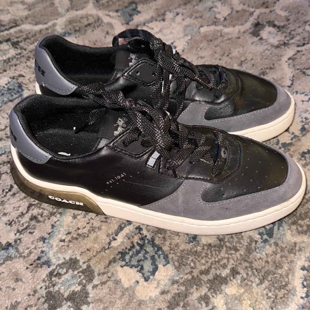 Coach Citysole Court Fashion Sneakers Size 7.5 Black White